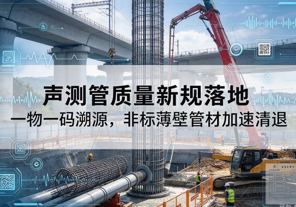 拱墅声测管质量新规落地，一物一码溯源，非标薄壁管材加速清退